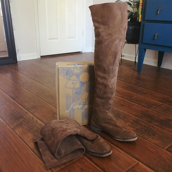 Free People Shoes - Free People Suede Over the Knee boots